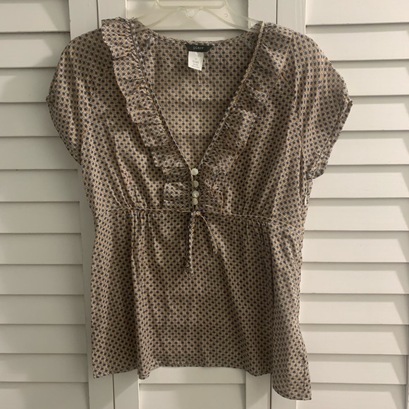 J. CREW Blouse Size 4 - Picture 3 of 9